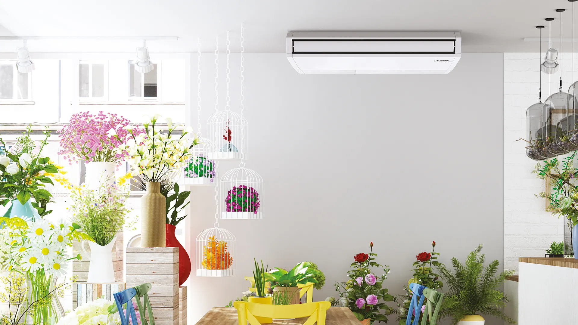 Mitsubishi Electric PCA-M asılı tavan tipi