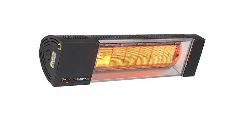 Goldsun CC gazlı seramik ısıtıcı, çalışır durumda